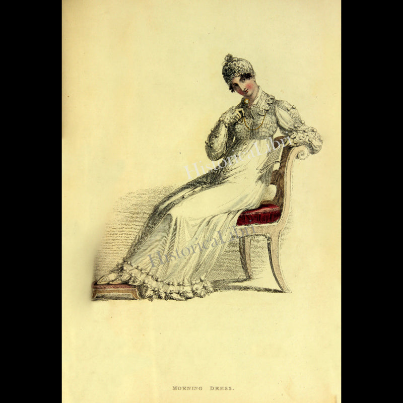 Ackermann's Repository 1814 July Plate 4 Morning Dress