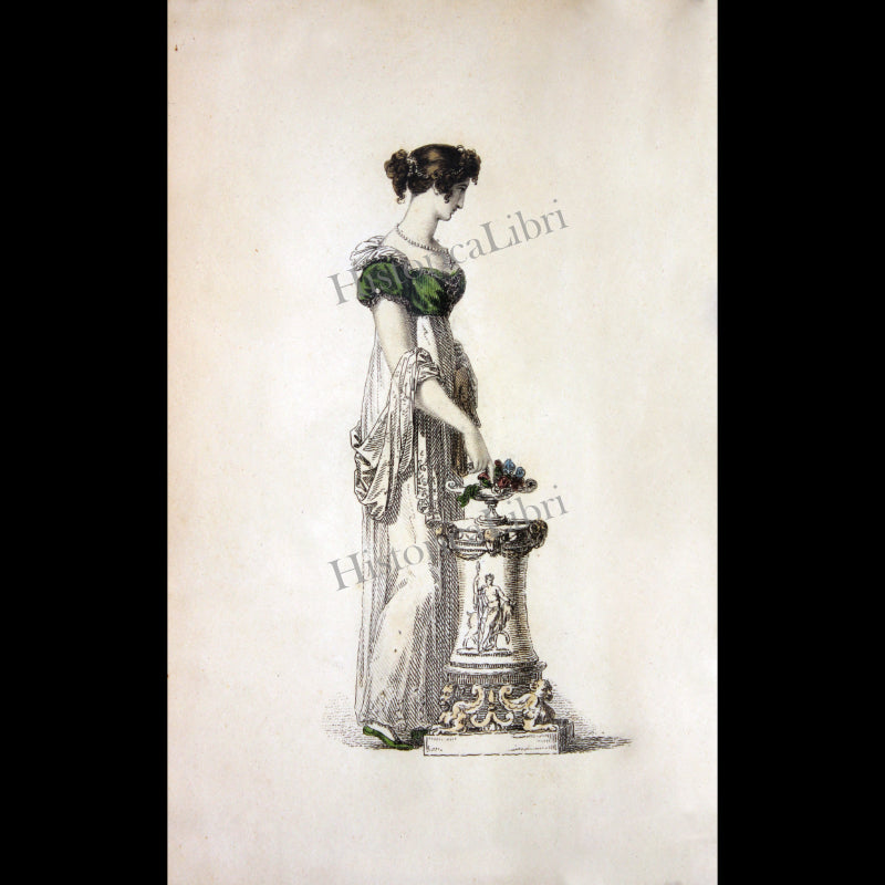 Ackermann's Repository 1814 March Plate 16 Evening Dress