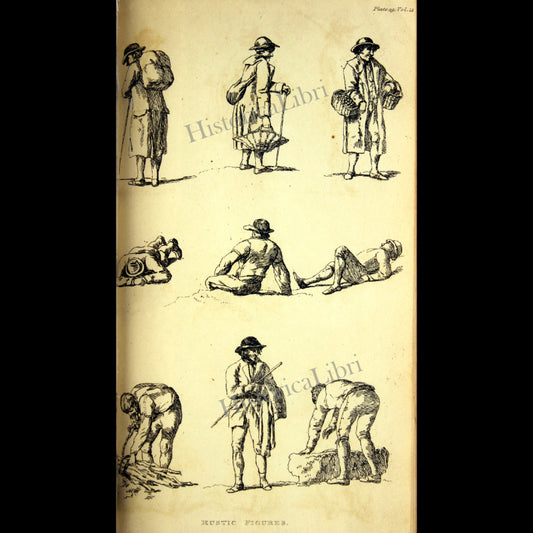 Ackermann's Repository 1814 March Plate 19 Pyne's Figures