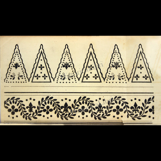 Ackermann's Repository 1814 May Plate 32 Needlework Pattern