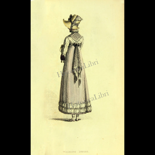 Ackermann's Repository 1814 October Plate 20 Walking Dress
