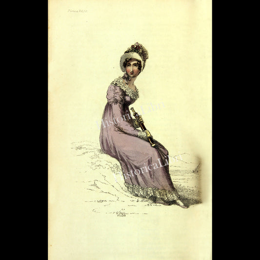 Ackermann's Repository 1814 September Plate 14 Morning Dress