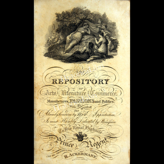 Ackermann's Repository 1814 Volume 11 Frontispiece