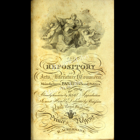 Ackermann's Repository 1814 Volume 12 Frontispiece