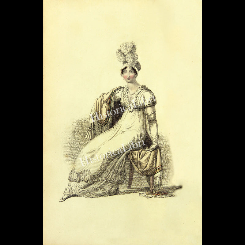 Ackermann's Repository 1815 April Plate 18 Evening Dress