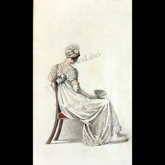 Ackermann's Repository 1815 August Plate 10 Evening Dress