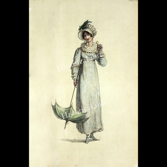 Ackermann's Repository 1815 August Plate 11 Promenade Dress