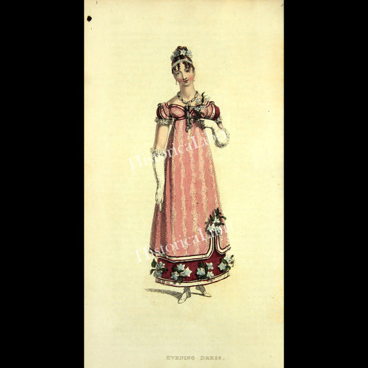 Ackermann's Repository 1815 December Plate 33 Evening Dress