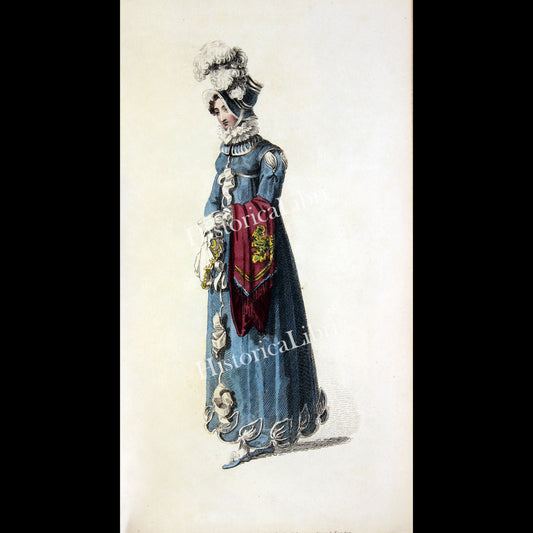 Ackermann's Repository 1815 December Plate 34 Walking Dress