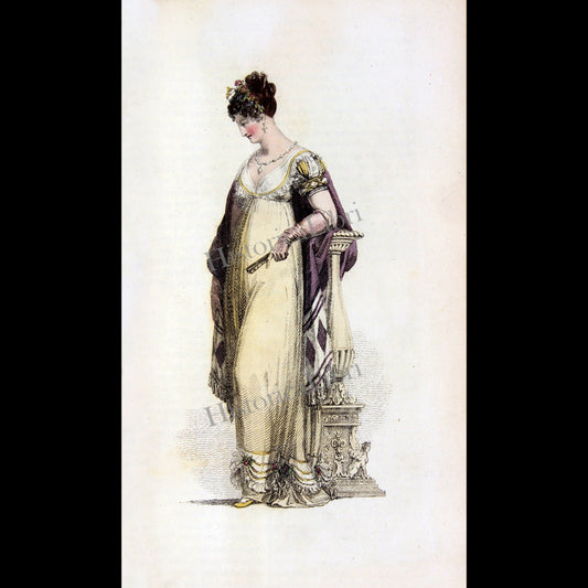 Ackermann's Repository 1815 February Plate 9 Evening Dress
