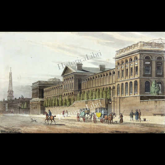 Ackermann's Repository 1815 January Plate 1 Lunatic hospital of St. Luke's