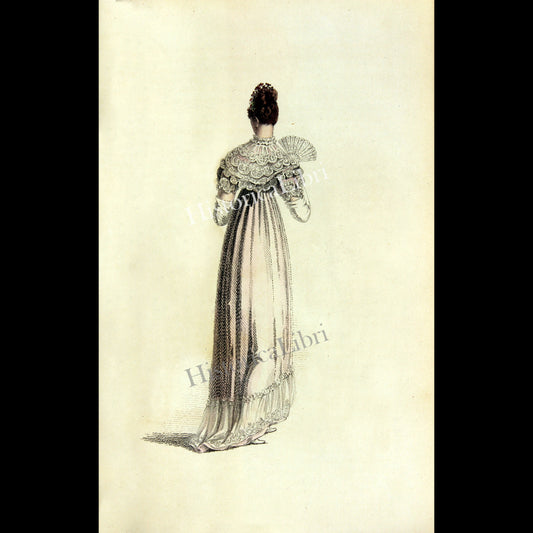 Ackermann's Repository 18155 January Plate 4 Opera Dress