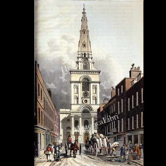 Ackermann's Repository 1815 November Plate 25 Crist Church Spitalfields