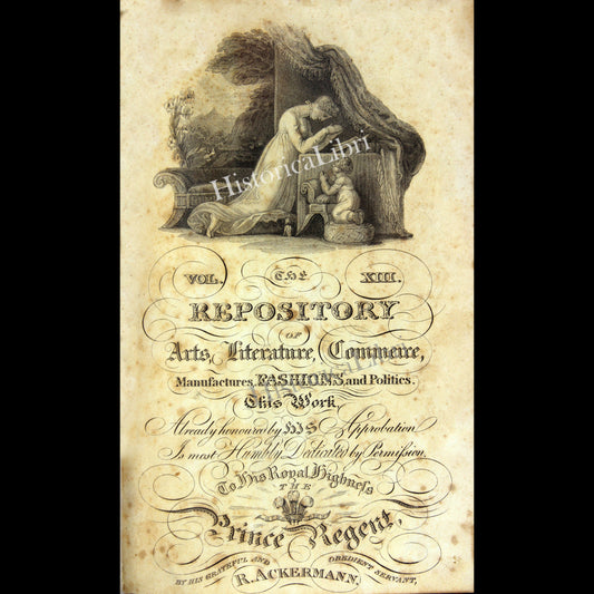Ackermann's Repository 1815 Volume 13 Frontispiece