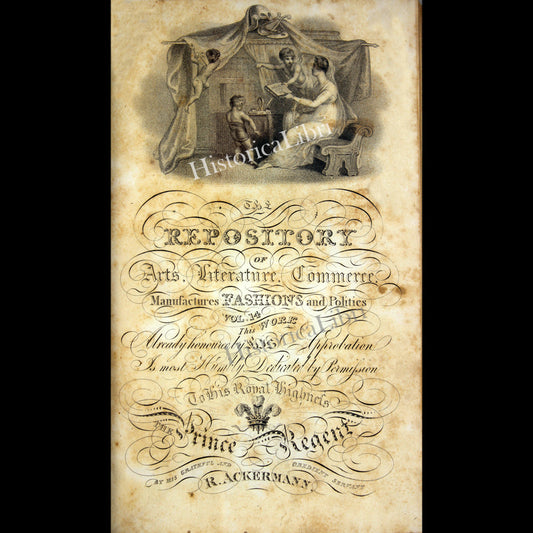 Ackermann's Repository 1815 Volume 14 Frontispiece