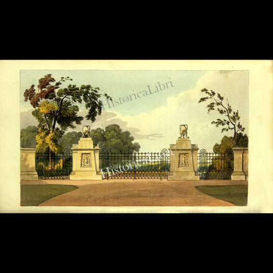 Ackermann's Repository 1816 December Plate 31 A Park Entrance