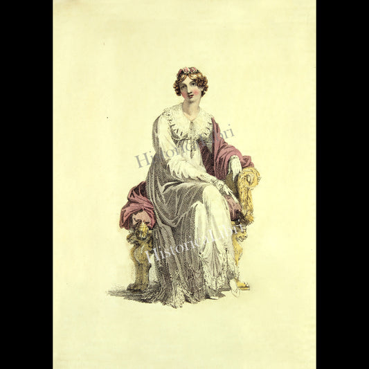 Ackermann's Repository 1816 July Plate 4 Opera Dress