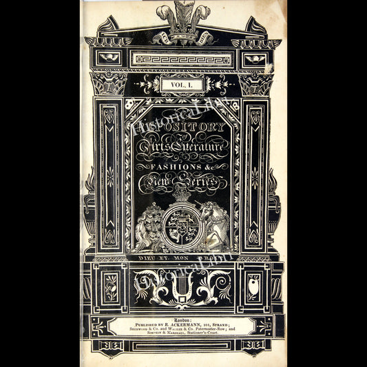 Ackermann's Repository 1816 Volume 1 Frontispiece