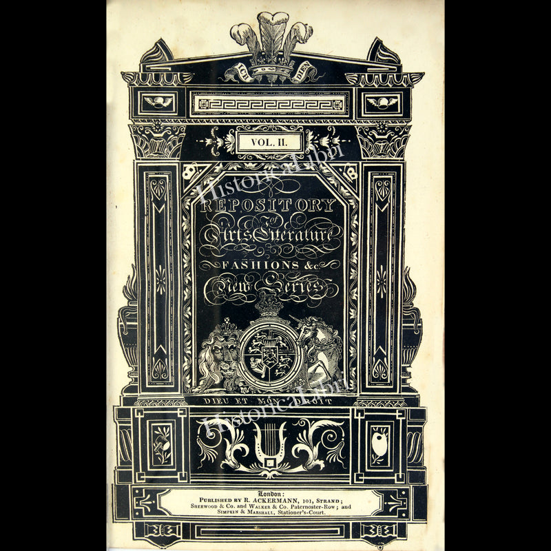 Ackermann's Repository 1816 Volume 2 Frontispiece