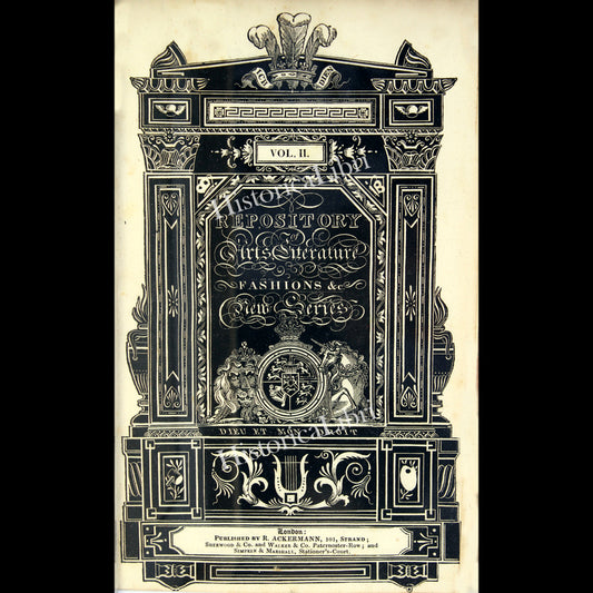 Ackermann's Repository 1816 Volume 2 Frontispiece