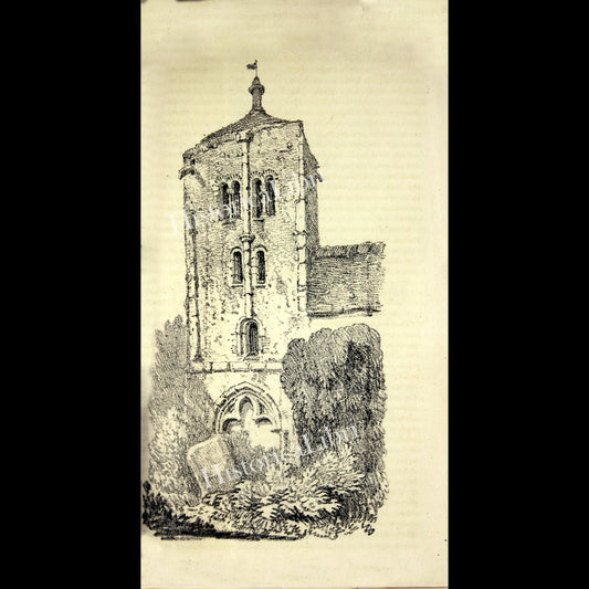 Ackermann's Repository 1817 April Plate 25 Specimen of R. Ackermann's Lithographic Art