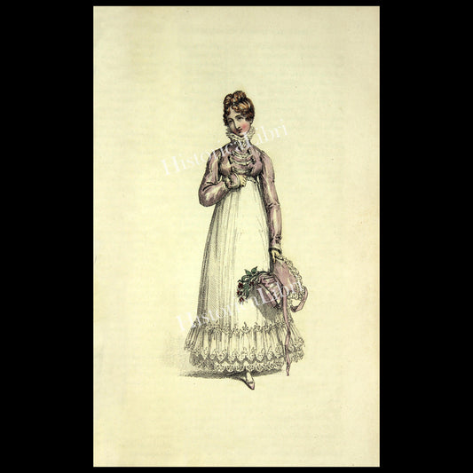 Ackermann's Repository 1817 April Plate 23 Walking Dress