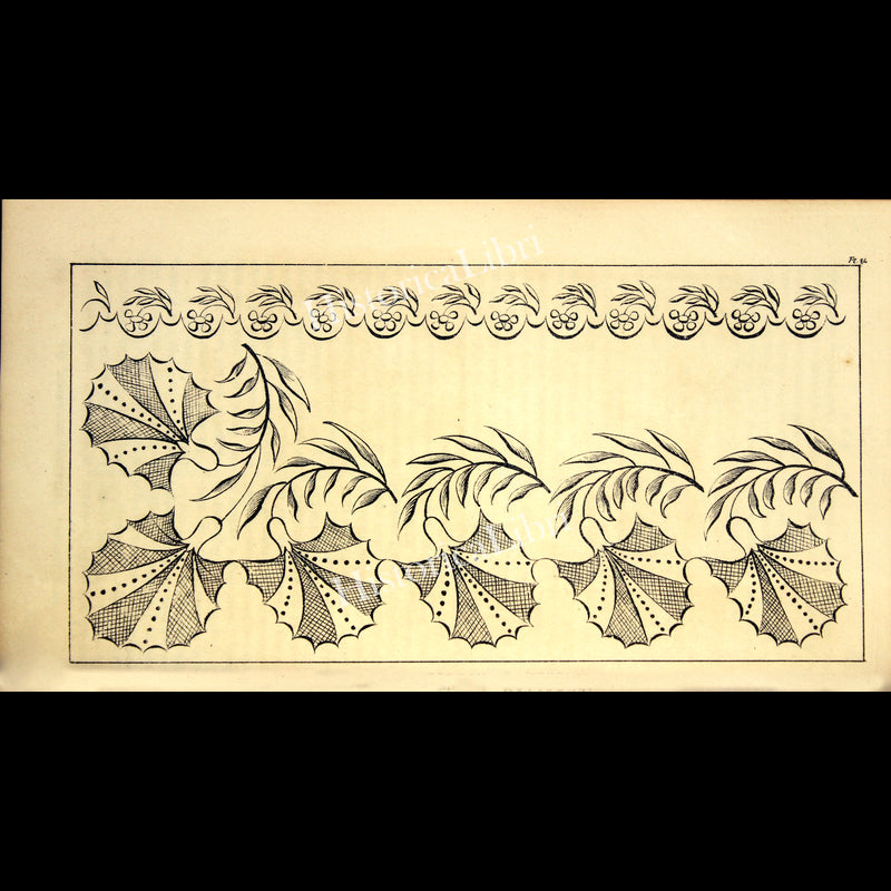 Ackermann's Repository 1817 April Plate 24 Muslin Patterns