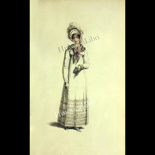 Ackermann's Repository 1817 August Plate 10 Walking Dress