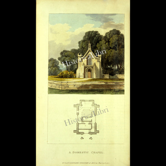 Ackermann's Repository 1817 December Plate 31 A Domestic Chapel