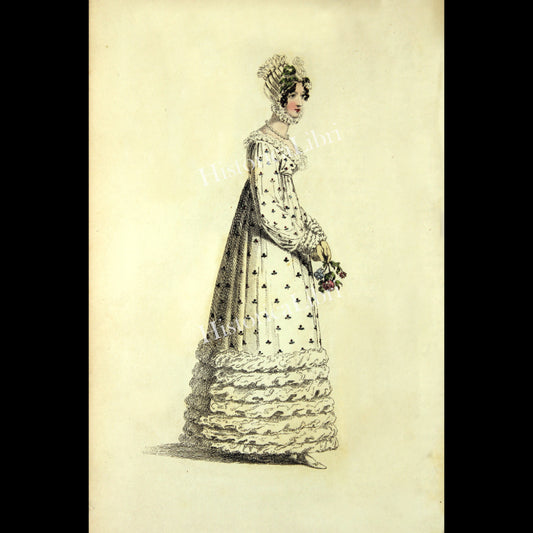 Ackermann's Repository 1817 July Plate 3 Dinner Dress
