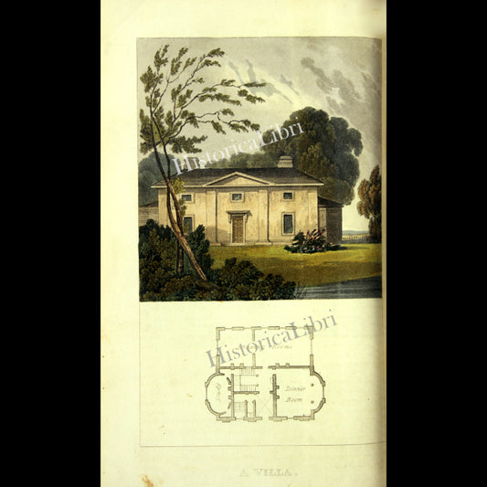 Ackermann's Repository 1817 March Plate 13 A Villa