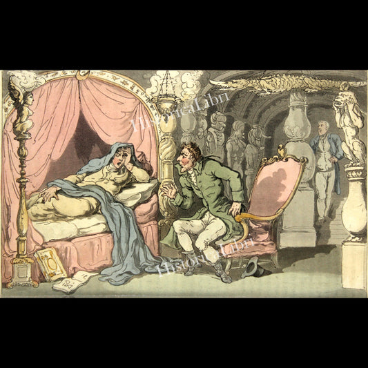 Ackermann's Repository 1817 March Plate 14 Consulting the Prophet