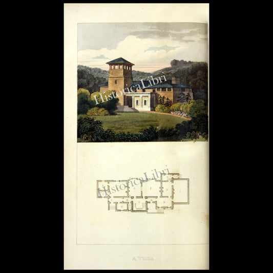 Ackermann's Repository 1817 May Plate 26 A Villa