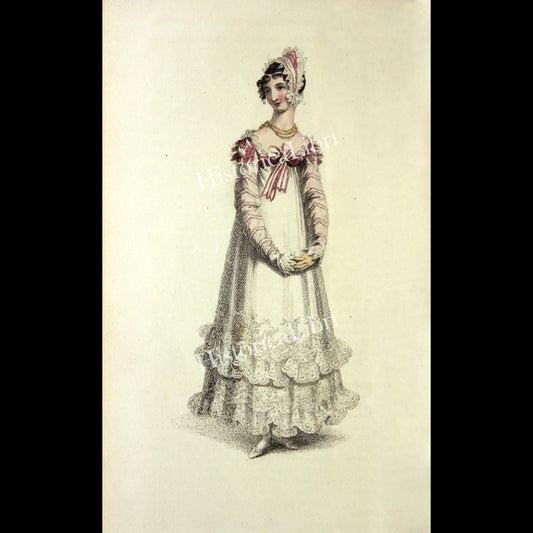 Ackermann's Repository 1817 November Plate 27 Ball Dress