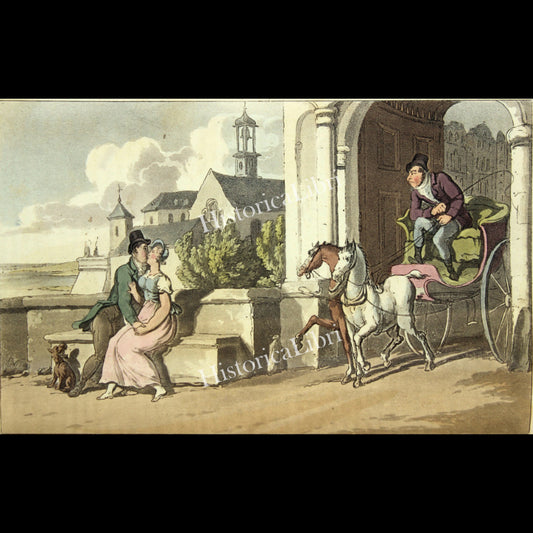 Ackermann's Repository 1817 September Plate 13 The Embrace