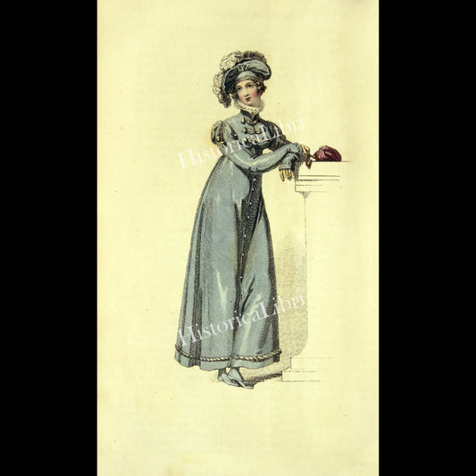 Ackermann's Repository 1818 April Plate 22 Walking Dress
