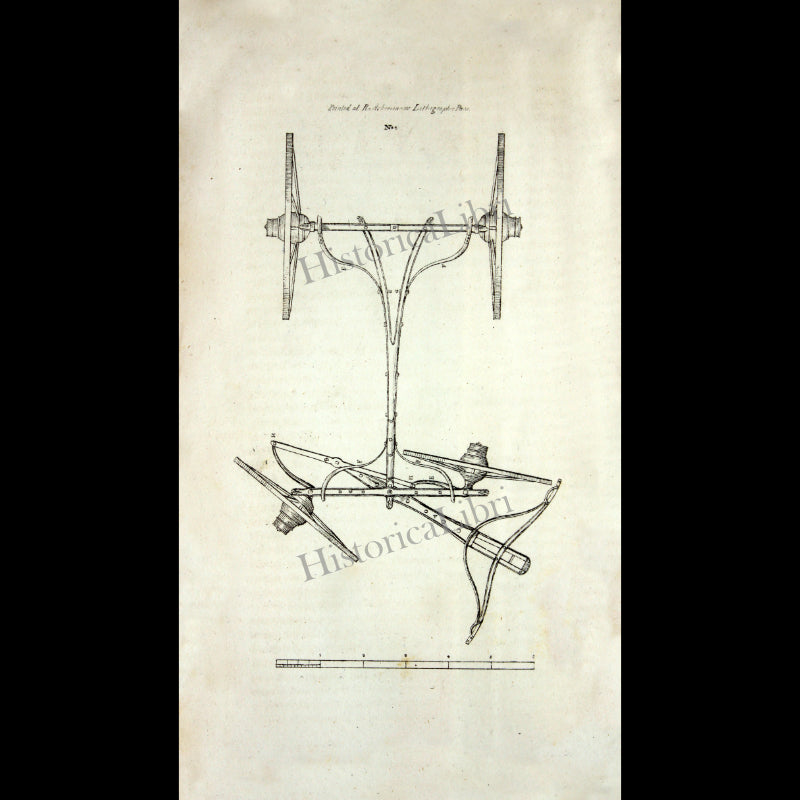 Ackermann's Repository 1818 April Plate 25 Plan of Patent Carriage