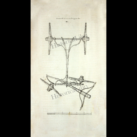 Ackermann's Repository 1818 April Plate 25 Plan of Patent Carriage