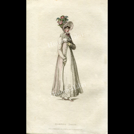 Ackermann's Repository 1818 August Plate 10 Morning Dress