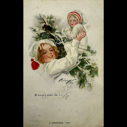 Harrison Fisher 1913  A Christmas "Him"