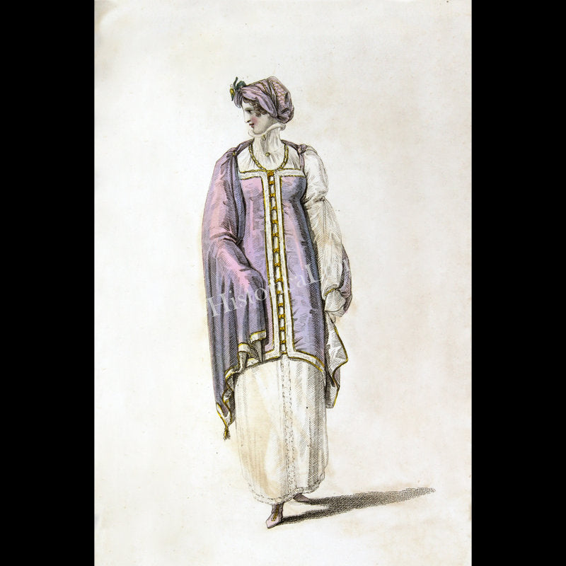 Ackermann's Repository 1809 April Plate 16 Walking Dress