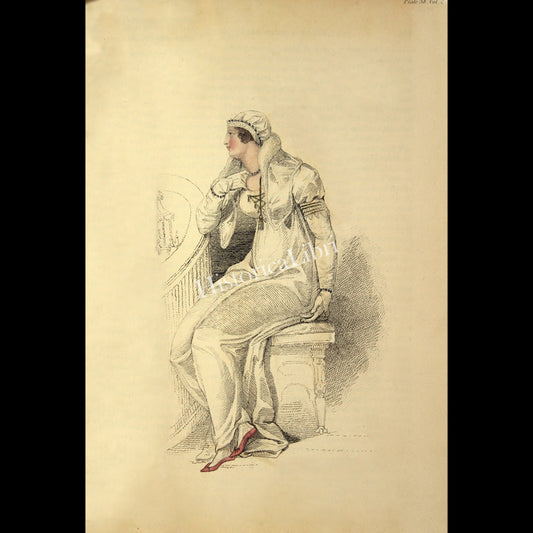 Ackermann's Repository 1809 December Plate 38 Evening Dress