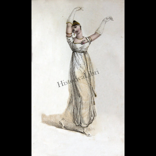 Ackermann's Repository 1809 February Plate 6 Dancing Dress