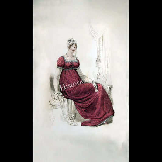 Ackermann's Repository 1809 February Plate 5 Half Dress