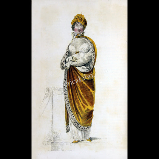 Ackermann's Repository 1809 January Plate 1 Walking Dress