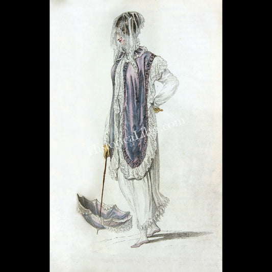 Ackermann's Repository 1809 July Plate 5 Promenade Dress