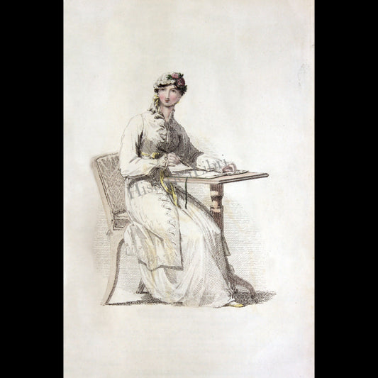 Ackermann's Repository 1813 August Plate 12 Morning Dress