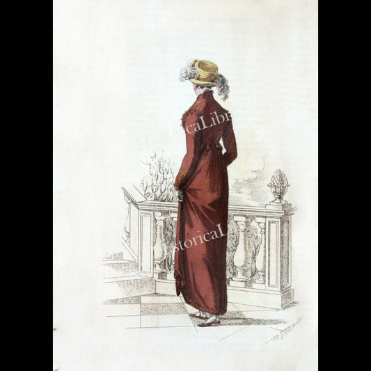 Ackermann's Repository 1813 December Plate 40 Morning Dress