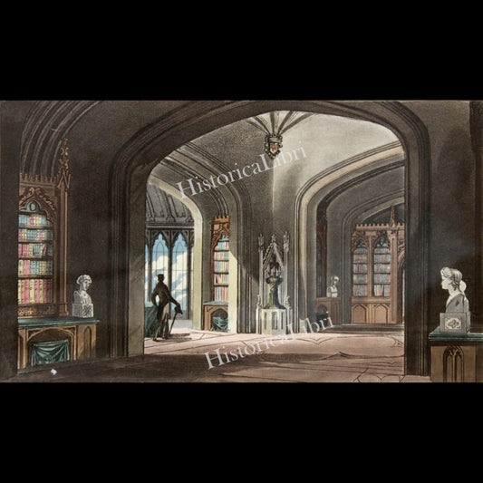 Ackermann's Repository 1813 July Plate 2 A Library