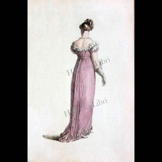 Ackermann's Repository 1813 November Plate 34 Evening Dress